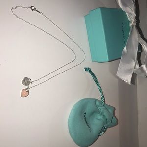 Tiffany & Co. Pink Heart Necklace